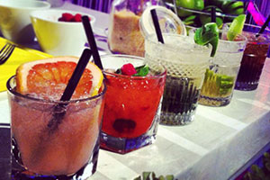 Top contect cocktail shaker